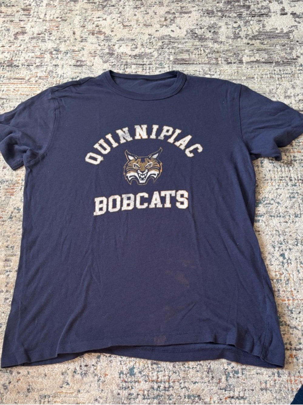 Quinnipiac Bobcats Navy Graphic Tee